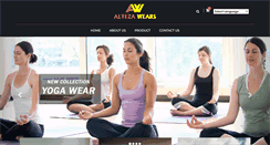 Desktop Screenshot of altezawears.com